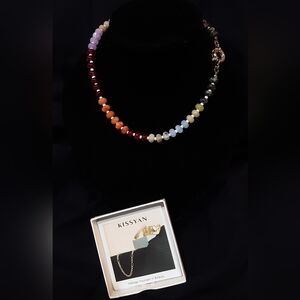 Kissyan Multicolor Beaded Necklace J123